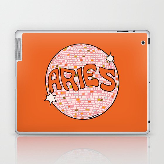 Aries Disco Ball Laptop & iPad Skin