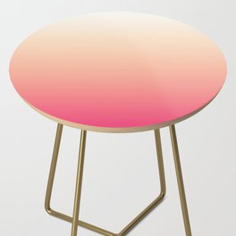 PEACH PINK OMBRE Side Table