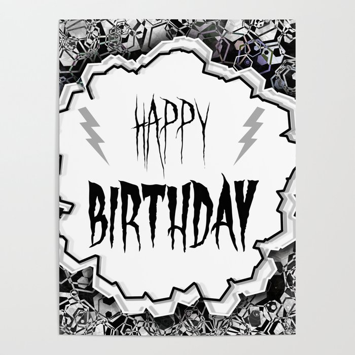 Get Perfect Birthday Party Deco Goth Stickers Here With A Big Discount.