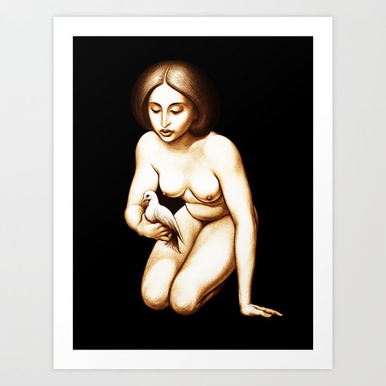 Dove Art Print