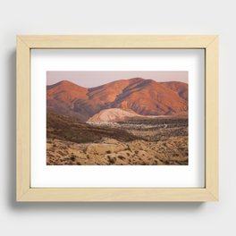 The Pinkest Sunset (Red Rock State Park, California) Recessed Framed Print