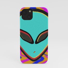 ALIEN FACE UNIQUE iPhone Case