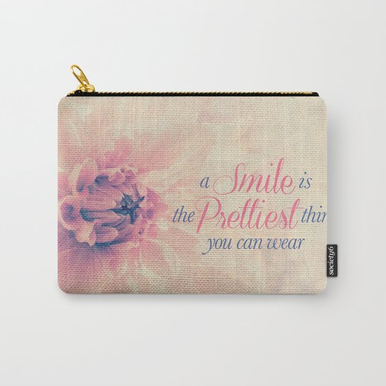 Spring Dahlia I - Her Smile Carry-All Pouch