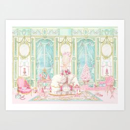 Marie Antoinette, Christmas at Versailles, Paris Art Print