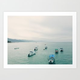 Bay of Banderes, Puerto Vallarta, Mexico Art Print