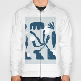 Abstract leaves and shapes artwork Hoody