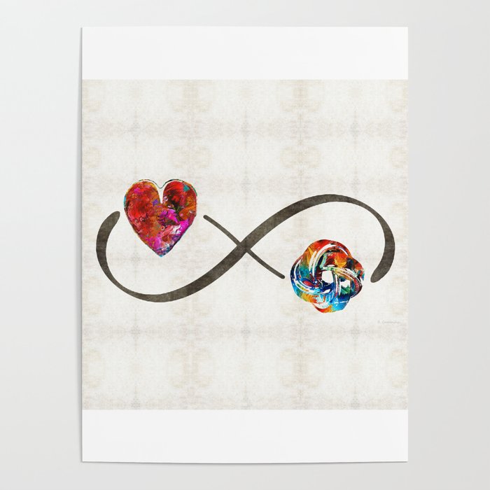 Infinity Love Knot - Always And Forever - Sharon Cummings Poster