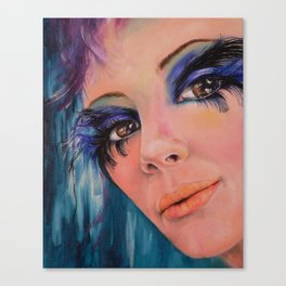 Portrait of a goddess Canvas Print