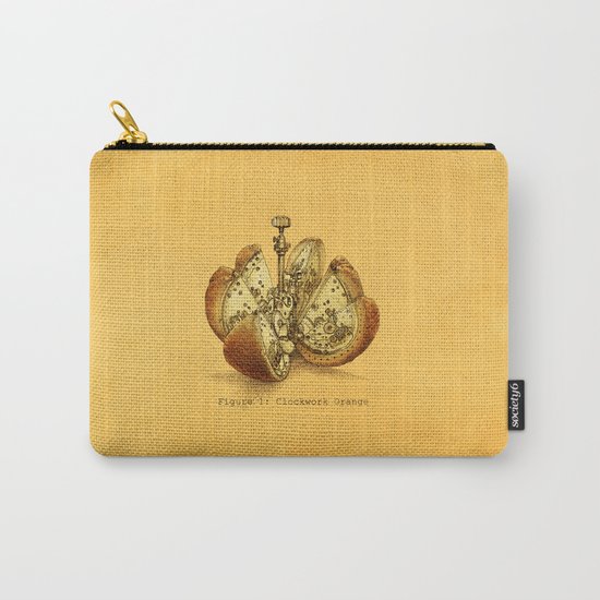 Steampunk Orange (color option) Carry-All Pouch