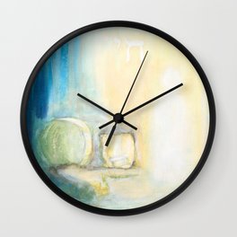 Auferstehung - Joy Of The Resurrection Wall Clock | Illustration, Painting, Nature, Landscape 