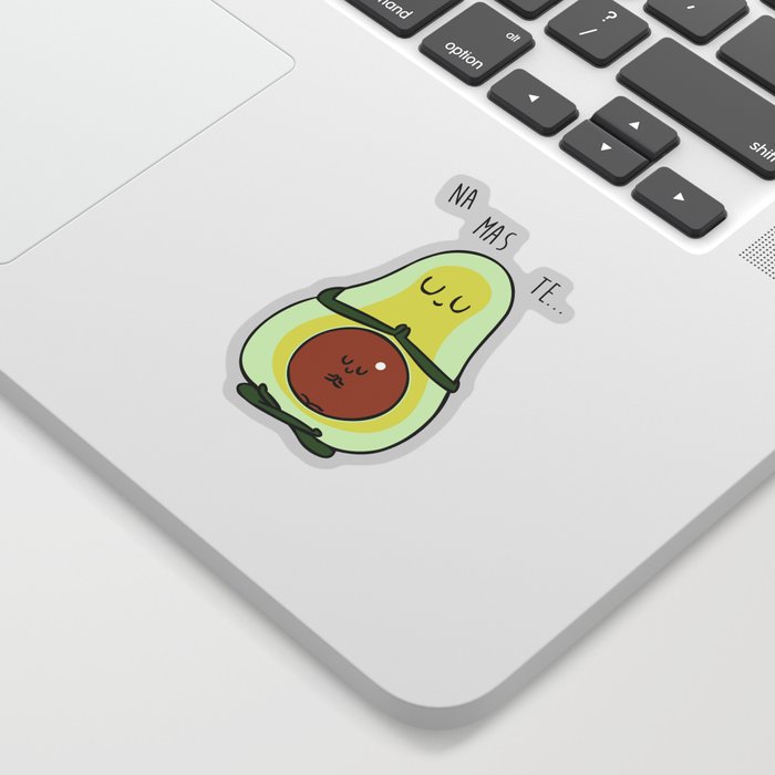 NAMASTE Avocado Sticker