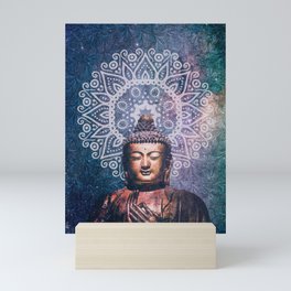 Buddha Mandala Zen Print Mini Art Print