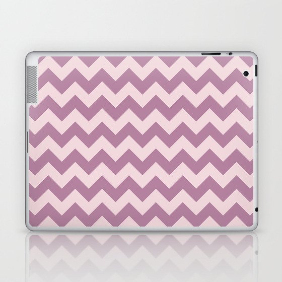 Pink Chevrons Laptop & iPad Skin