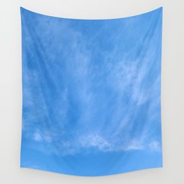 Blue Sky with Light Clouds Wall Tapestry