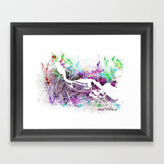Amsterdam Framed Art Print