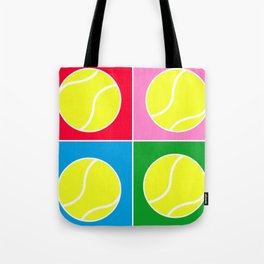 Tennis Ball Color Blocks Tote Bag