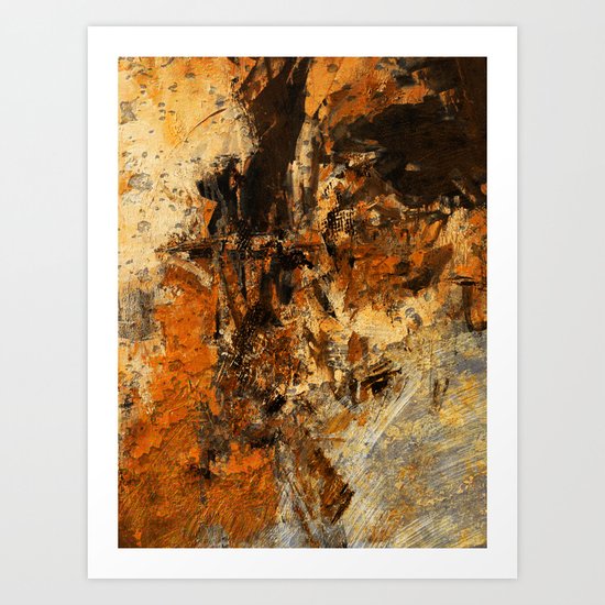 Ocher Wall Art Print