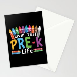 Livin' That Pre-K Life Stationery Card
