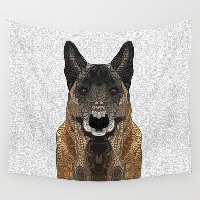 Malinois - Belgian Shepherd Wall Tapestry