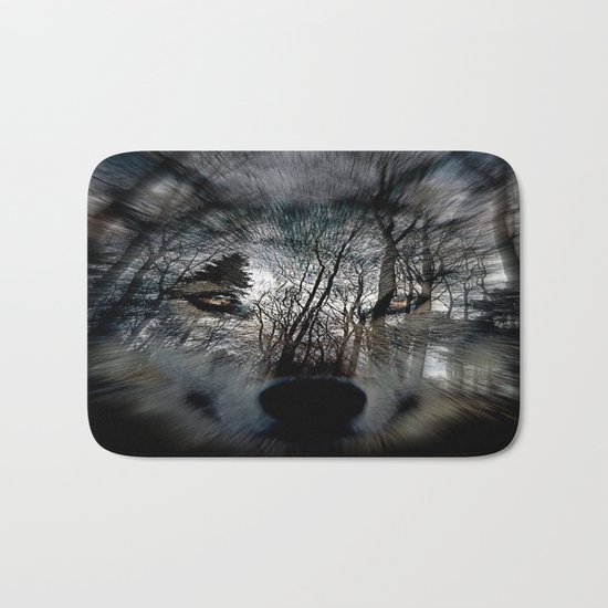 wolf Bath Mat