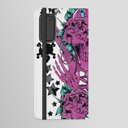 Skull with Roses Android Wallet Case