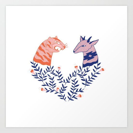 Fuego Art Print