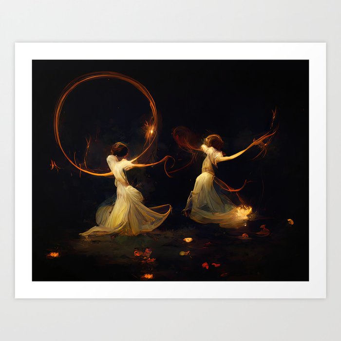Dance of the Blood Moon | Dances of Willowood Collection Art Print