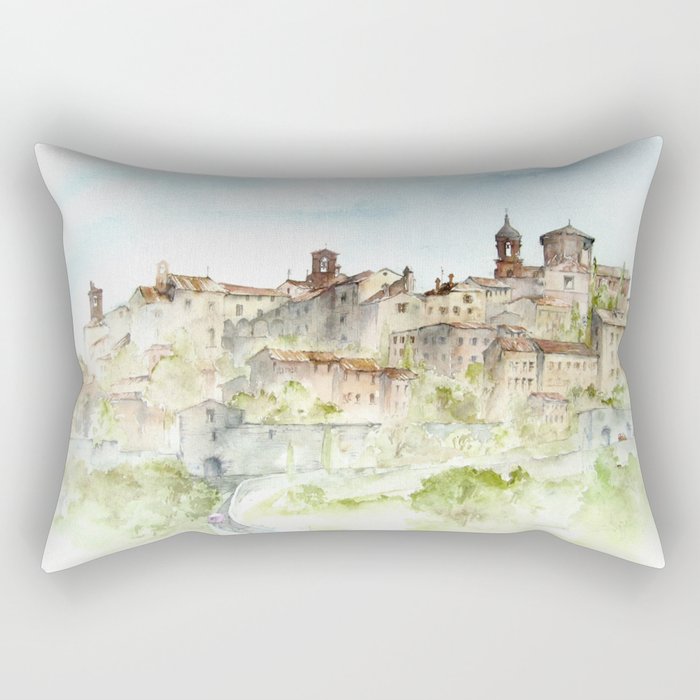 Lucignano, Italy Rectangular Pillow