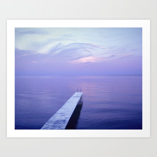 Long Dock Coastal Potography Art Print