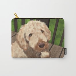 Riley the Golden Doodle Carry-All Pouch