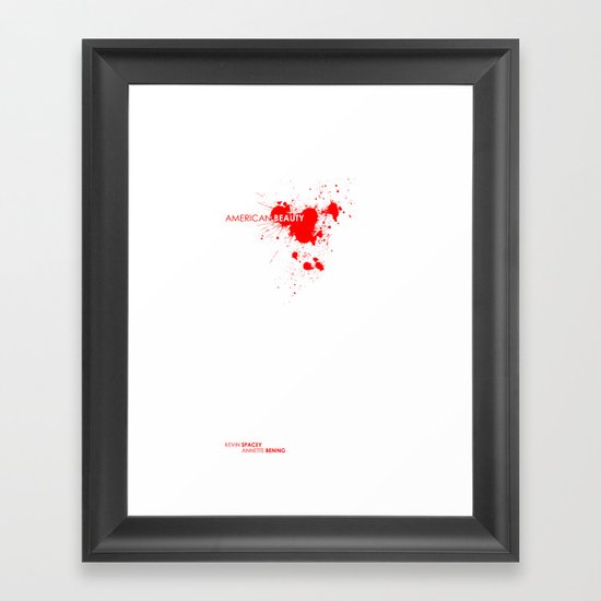 American Beauty movie poster. Framed Art Print