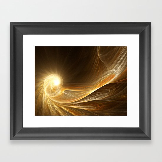 Golden Spiral Framed Art Print