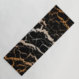 Cracked Space Lava - Bronze/White Yoga Mat