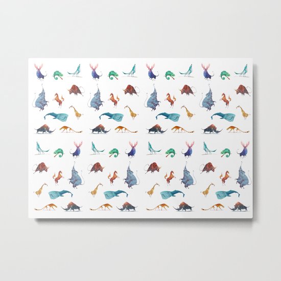 Animals kingdom Metal Print