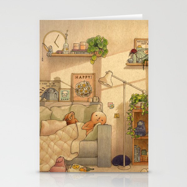 Couch Nap Stationery Cards