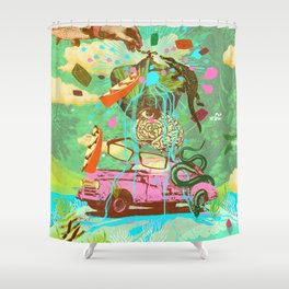 ETHER FAUCET Shower Curtain