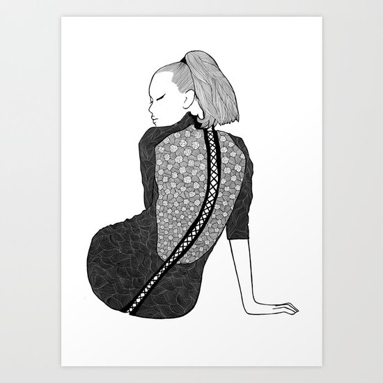 LA FEMME 13 Art Print