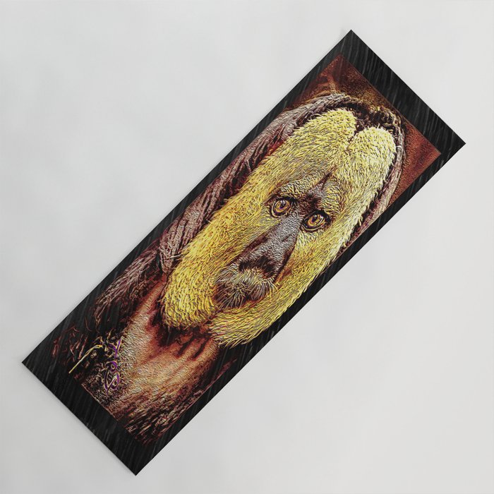Primate Models White Faced Saki Monkey 01 Yoga Mat By Timereproofportraits Society6