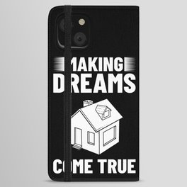 Real Estate Agent Realtor Investing iPhone Wallet Case