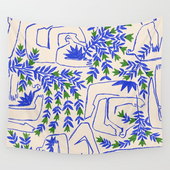 I'm Blooming Wall Tapestry