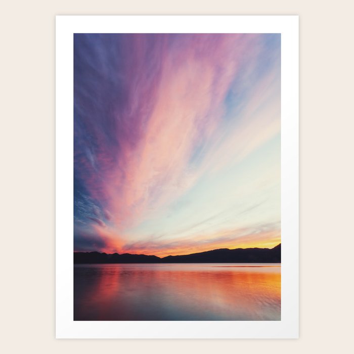 big sky Art Print by Bonnie Jakobsen Martin Society6