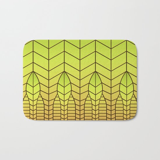 LET THERE BE LIGHT (abstract geometric) Bath Mat