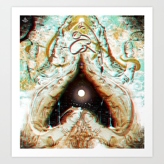 One°ness^3d Art Print