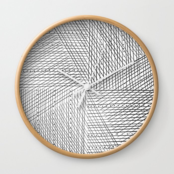 Circular Lines* Wall Clock