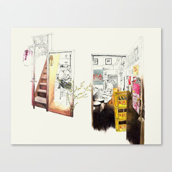 Tuesday Night Doors Canvas Print