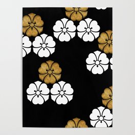 Modern & minimal Japanese pattern Poster