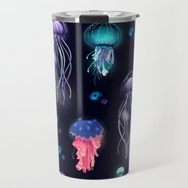 Jellyfish glow Travel Mug
