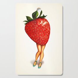Strawberry Girl Cutting Board