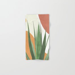 Abstract Agave Plant Hand & Bath Towel