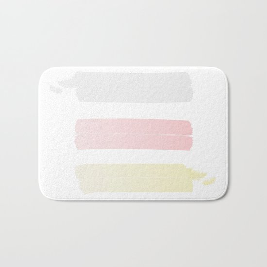 silver pink and gold Bath Mat